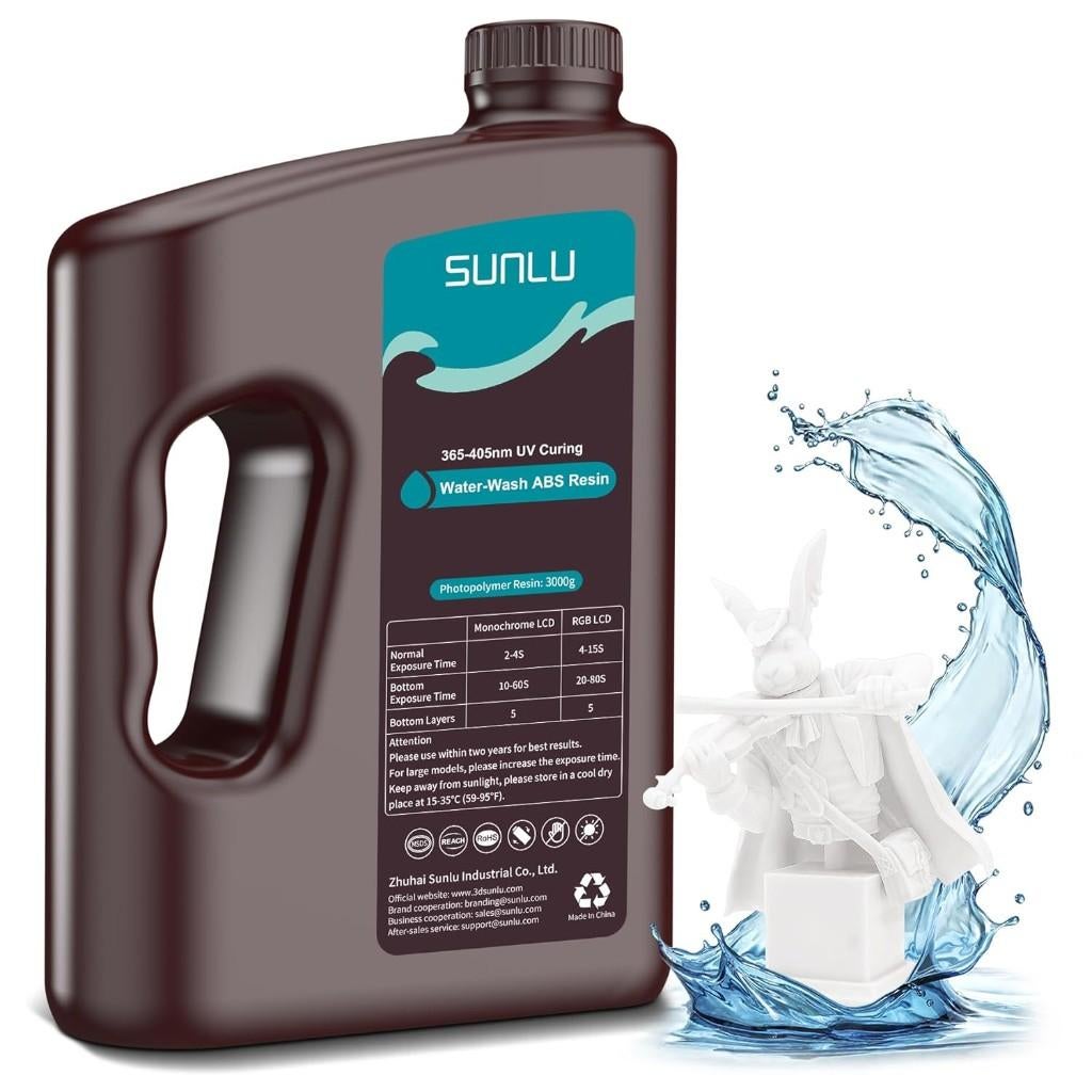 SUNLU ABS 3D-printerhars, 3 kg, Computers en Software, 3D-printerbenodigheden, Zo goed als nieuw, Ophalen of Verzenden