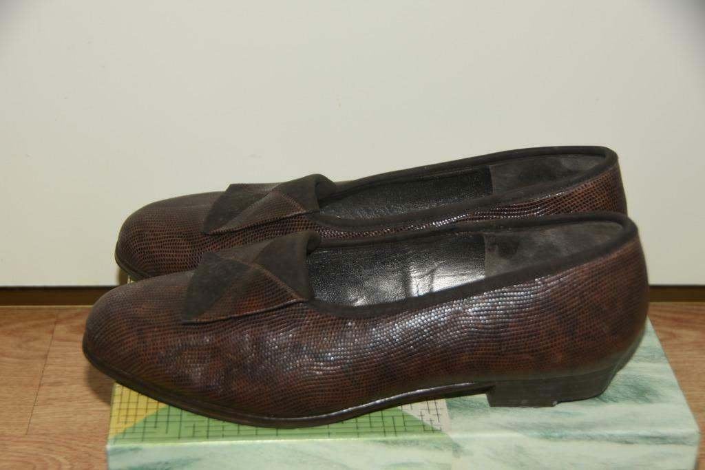 Bruine leren Spiess schoenen maat 40 (6½) Nieuw, Verzenden, Nieuw, Bruin, Schoenen met lage hakken