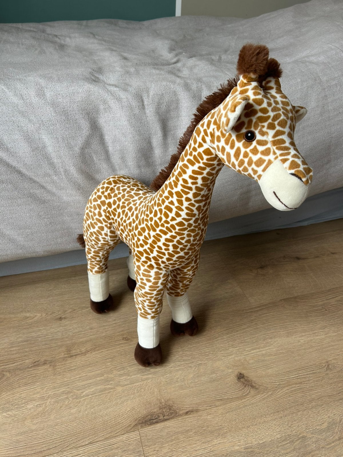 Grote (staande!) pluche giraffe knuffel, Ophalen, Zo goed als nieuw, Overige typen