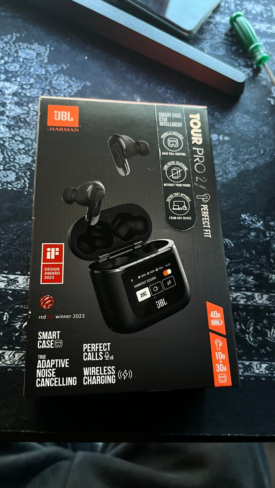 JBL Tour Pro 2 Draadloze In-ear Koptelefoon met Smart Case, In-ear, JBL, Bluetooth, Ophalen of Verzenden