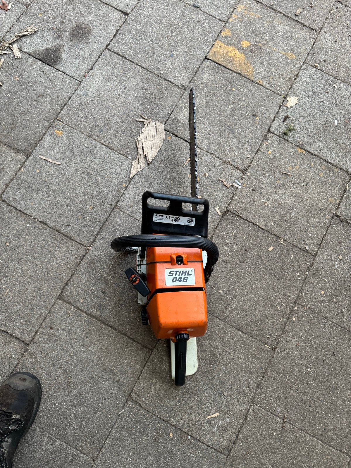 Stihl ms 046 met handvat verwarming, Ophalen, Gebruikt, 70 mm of meer, Kettingzaag