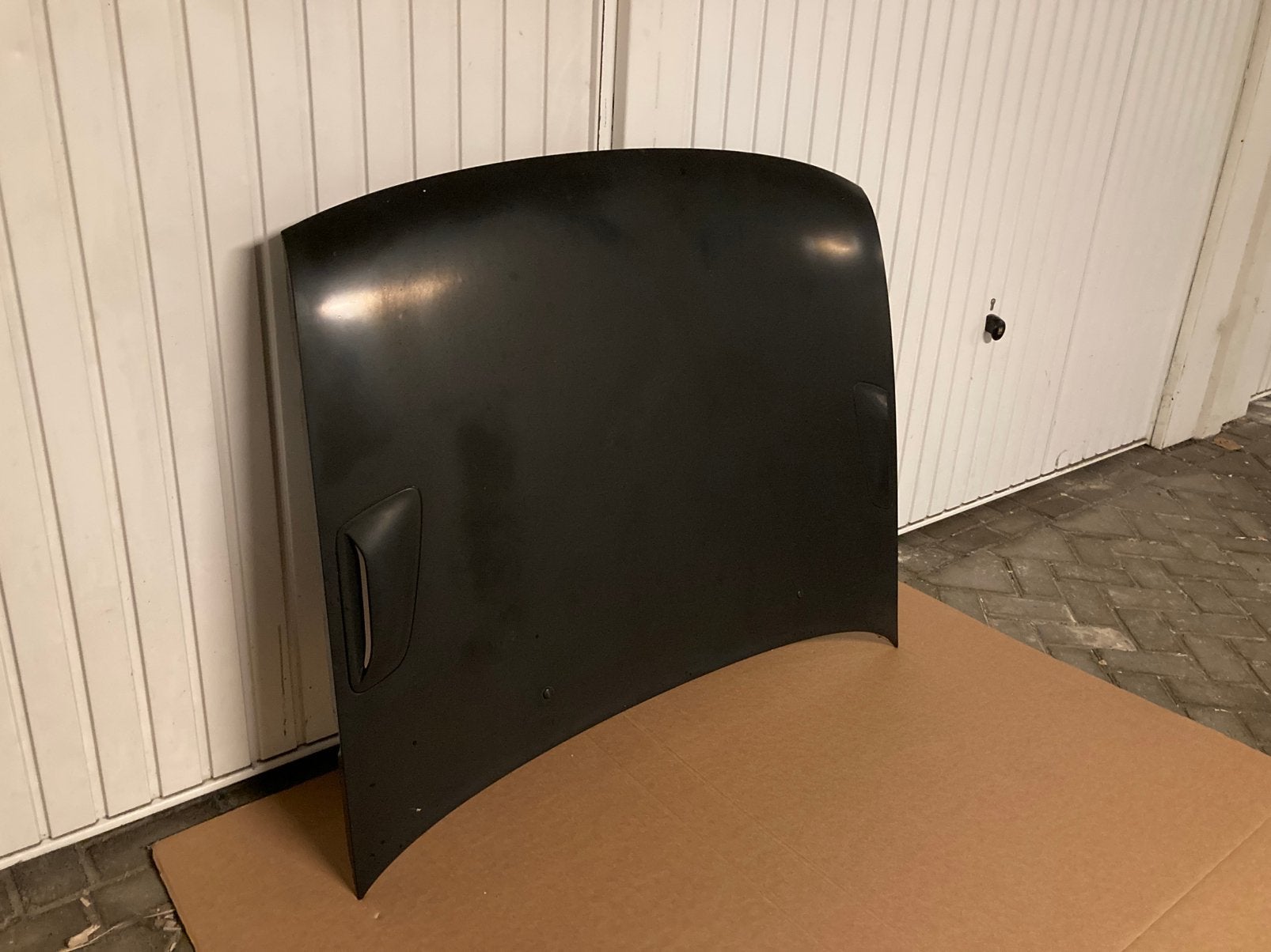 Motorkap Opel Astra F GSi matzwart, Ophalen, Gebruikt, Voor, Opel