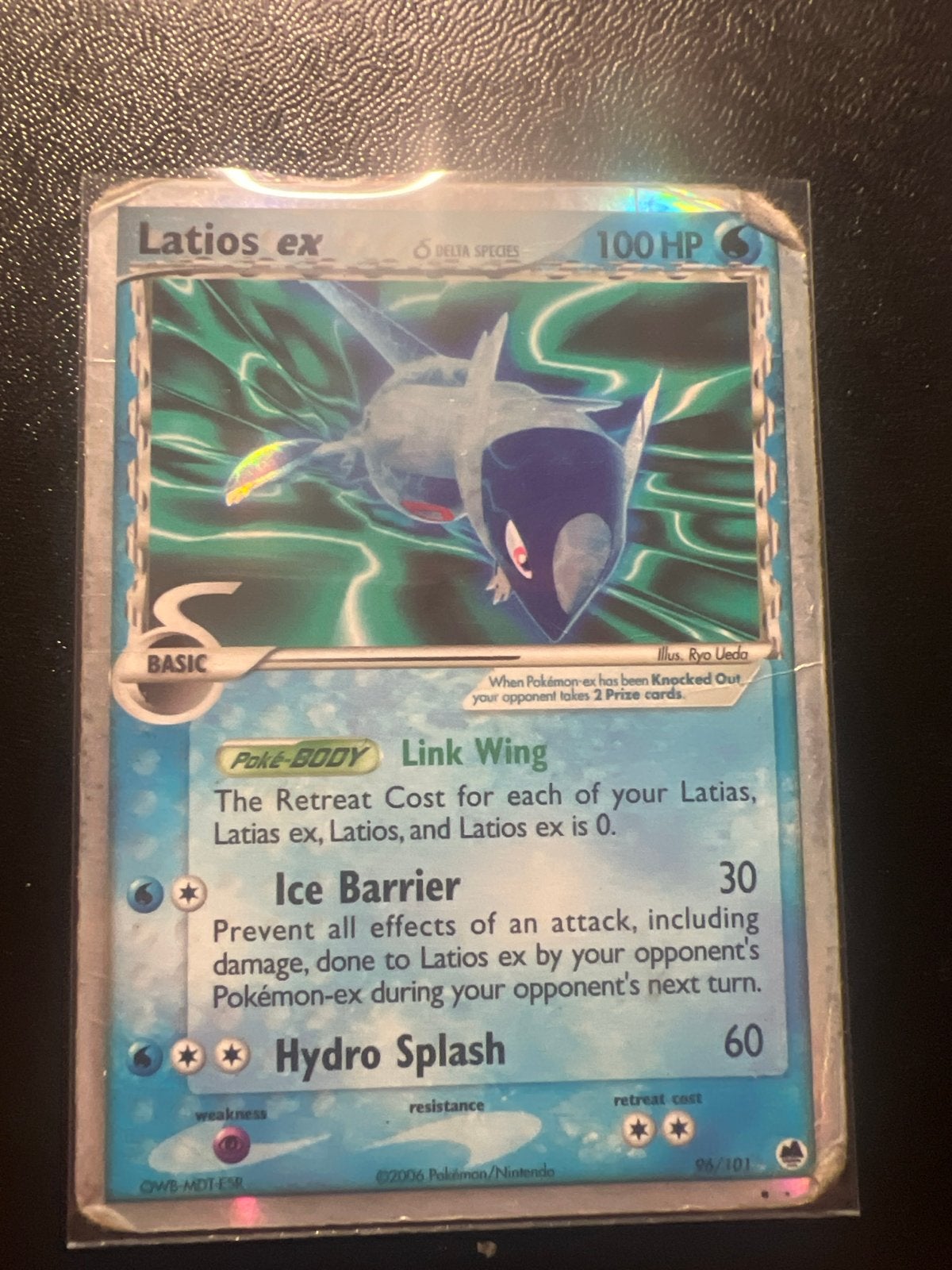 Pokémon Kaart Latios ex Delta Species Holo (2006), Ophalen of Verzenden, Gebruikt, Losse kaart, Foil