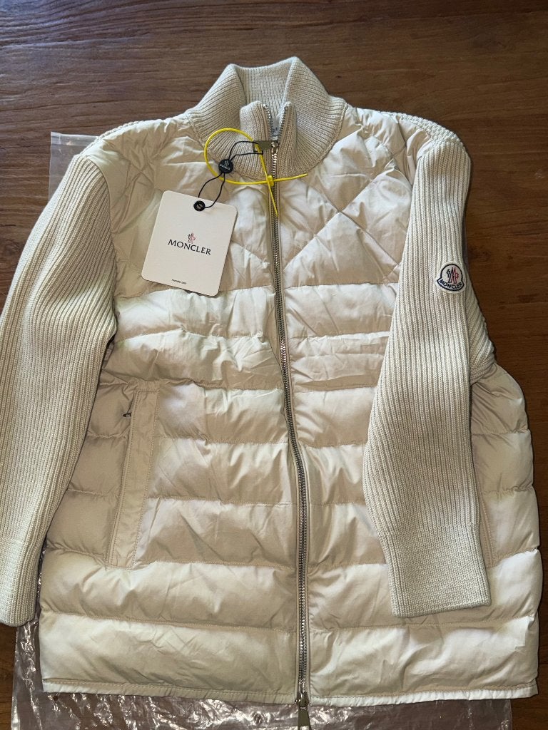 Moncler Cardigan wit, Moncler, Wit, Nieuw, Verzenden