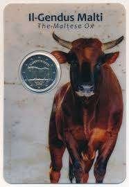 2 euro COINCARDS 2026 MALTA Farao - Stad Valletta, Ophalen of Verzenden, Malta, 2 euro, Losse munt