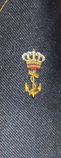 Koninklijke Marine stropdas met anker in het midden, Ophalen of Verzenden, Marine, Nederland, Kleding of Schoenen