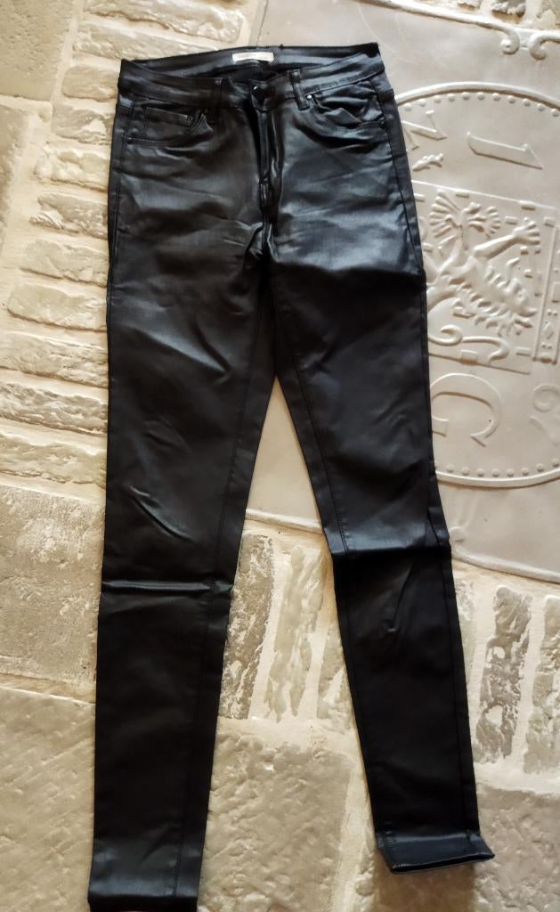 Nieuw: Goodies Coated Broek Stretch Maat S, Zwart, Nieuw, Ophalen of Verzenden, Maat 36 (S)