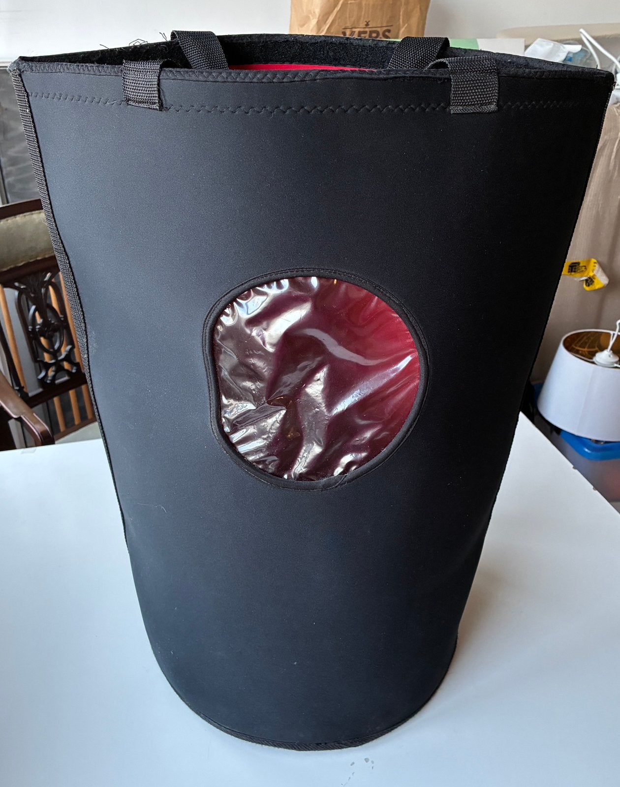 Neopreen wasmand met draaggrepen, Ophalen, Gebruikt, Zwart, Overige typen