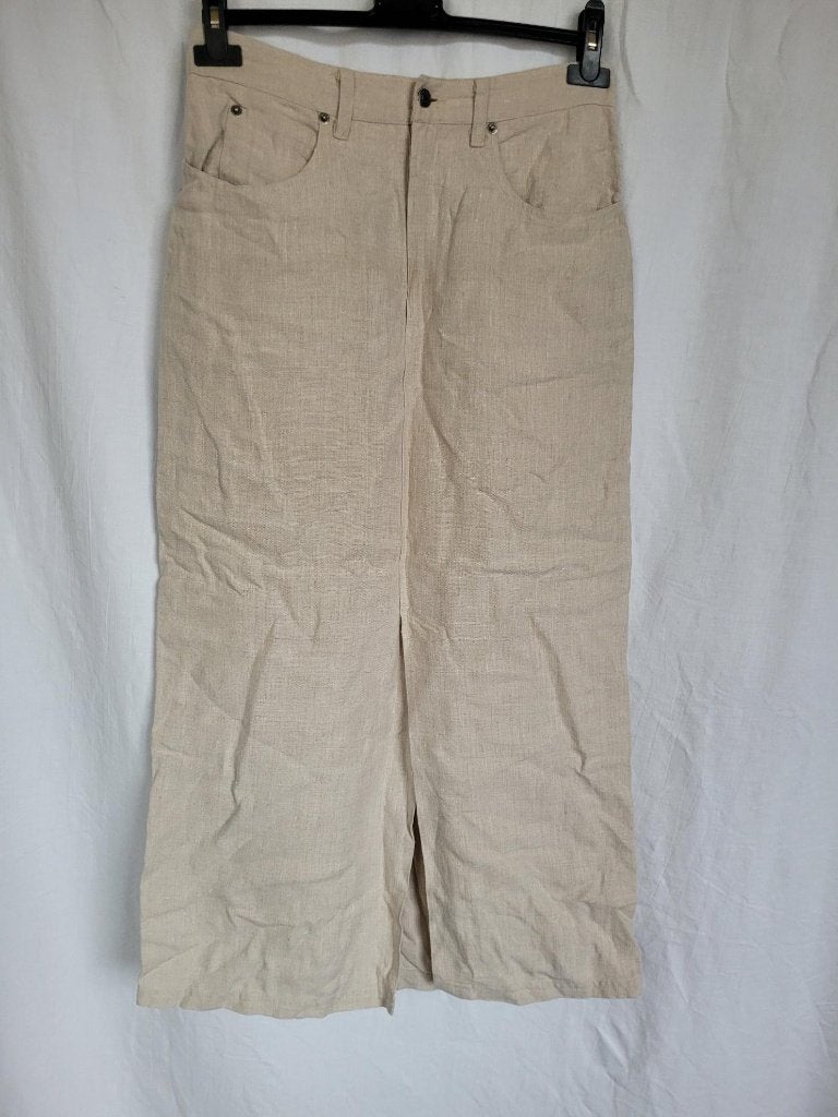 Gave lange 100% linnen rok mt 36 merk Logg, ., Zwart, Ophalen of Verzenden, Zo goed als nieuw