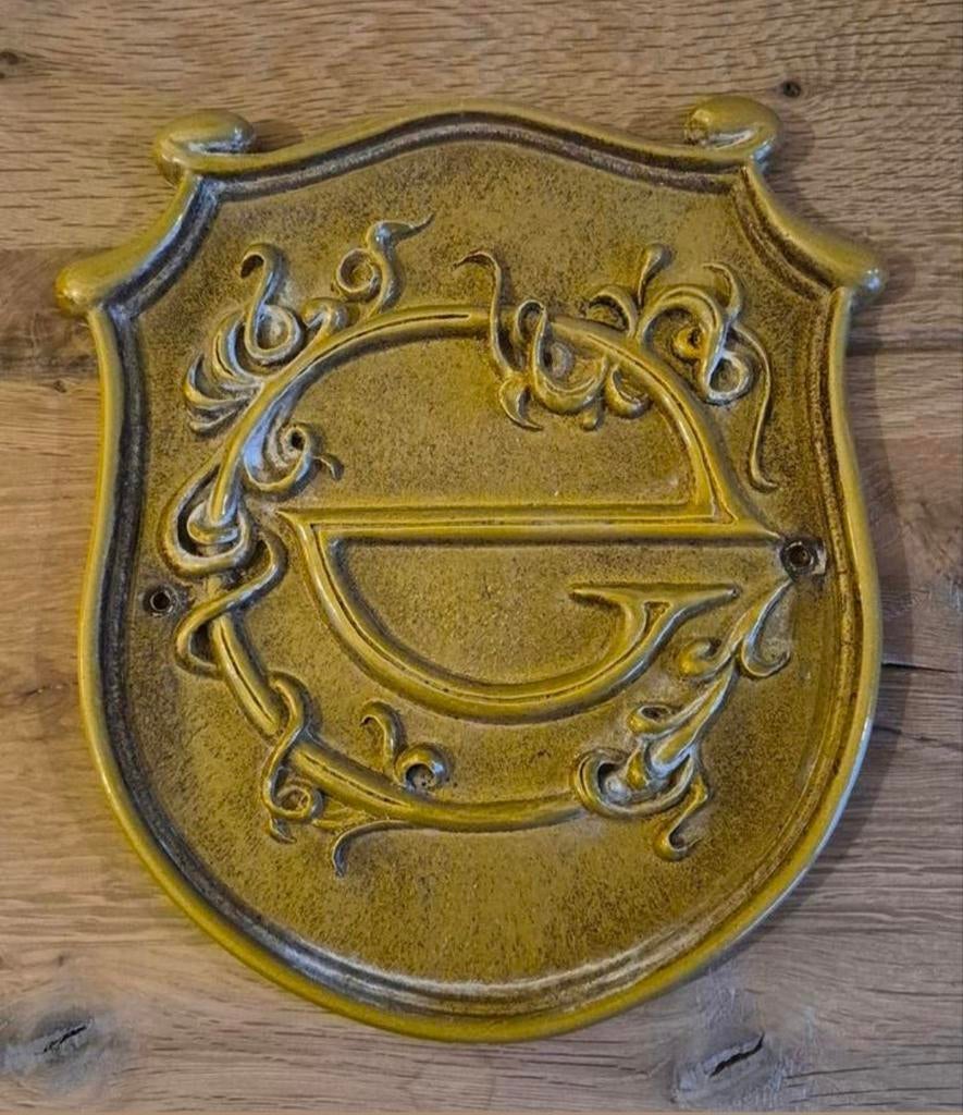 Authentiek Efteling 'E' schild Wonder Hotel, Verzamelen, Ophalen of Verzenden, Gebruikt, Overige typen