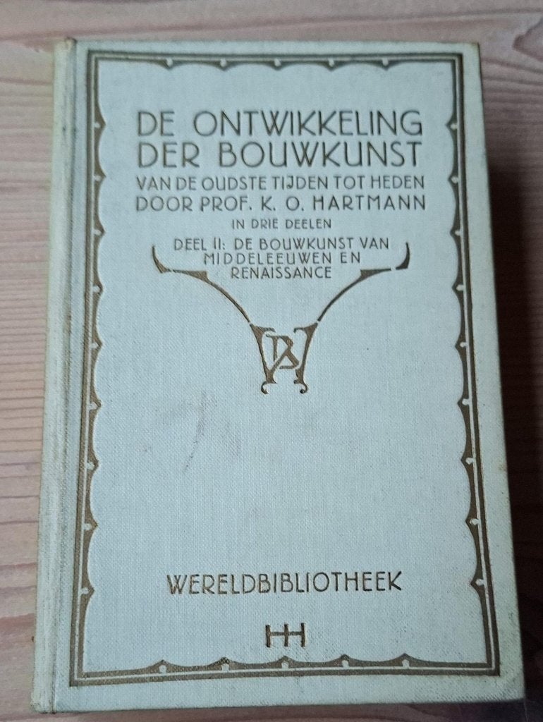 der ontwikkeling der bouwkunst, Gelezen, Hartman, Ophalen of Verzenden, Overige onderwerpen