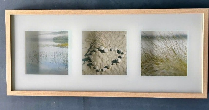 IKEA Erikslund fotolijst, Huis en Inrichting, Gebruikt, Beige, Ophalen of Verzenden, Fotolijst