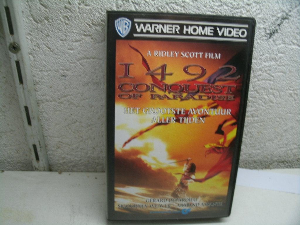 vhs 219b 1492 conquest of paradise, Alle leeftijden, Ophalen of Verzenden, Gebruikt, Actie en Avontuur