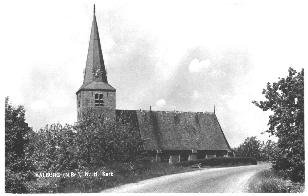 967425	Aalburg	N Br	Ned H kerk	Nette kaart Onbeschreven, Ophalen of Verzenden, 1960 tot 1980, Ongelopen, Noord-Brabant