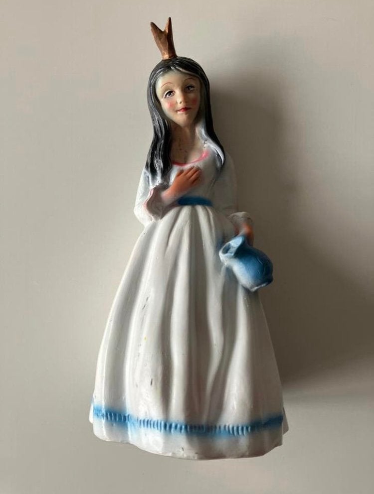 Oude Sneeuwwitje pop 37 cm - 1960s uit West-Duitsland, Antiek en Kunst, Antiek | Speelgoed, Verzenden