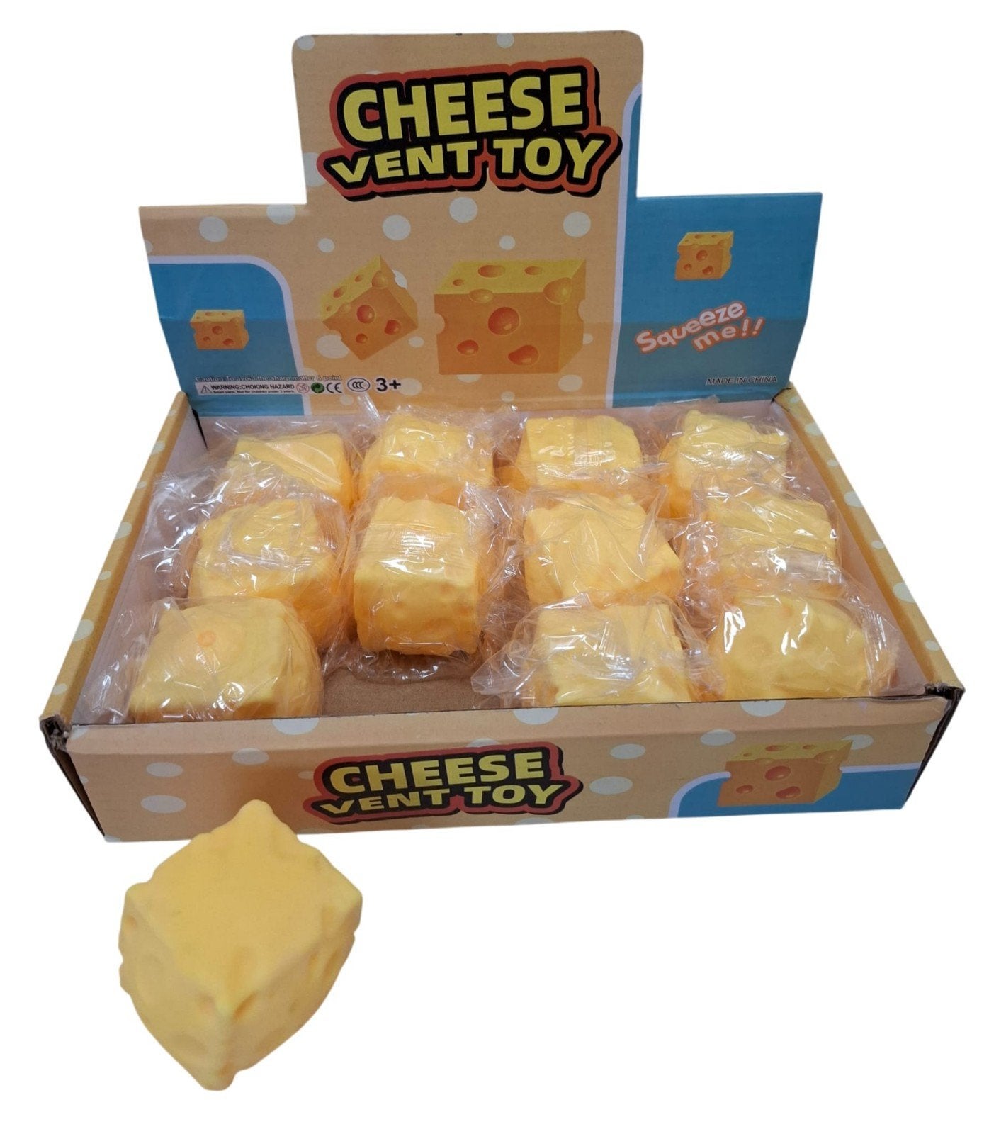 Cheesy Vent Toy 12 stuks Groothandel € 2,20, ., Jongen of Meisje, Nieuw, Ophalen of Verzenden