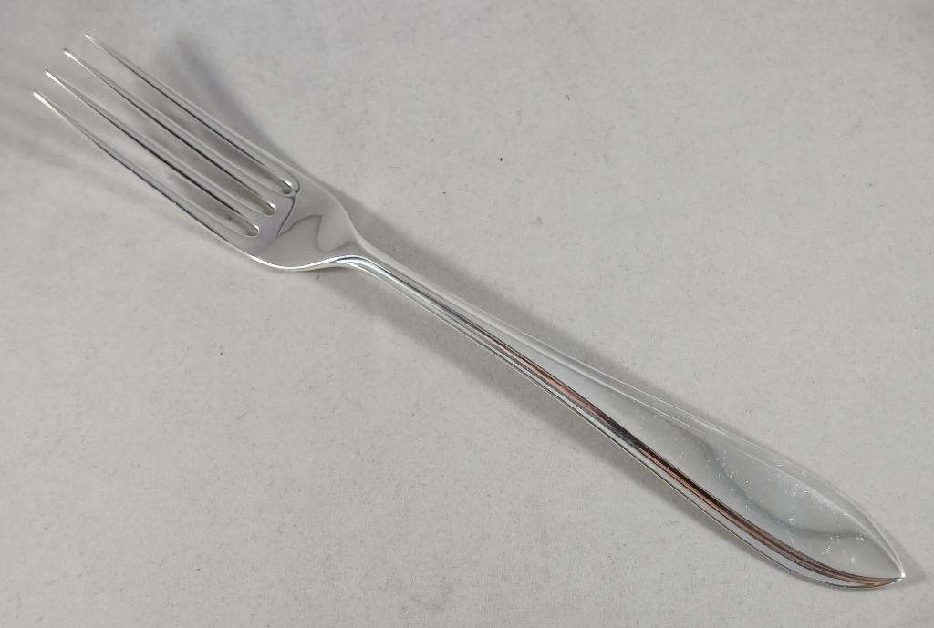 Zilveren diner vork tafelvork puntfilet 835 zilver, Antiek en Kunst, Ophalen of Verzenden, Zilver