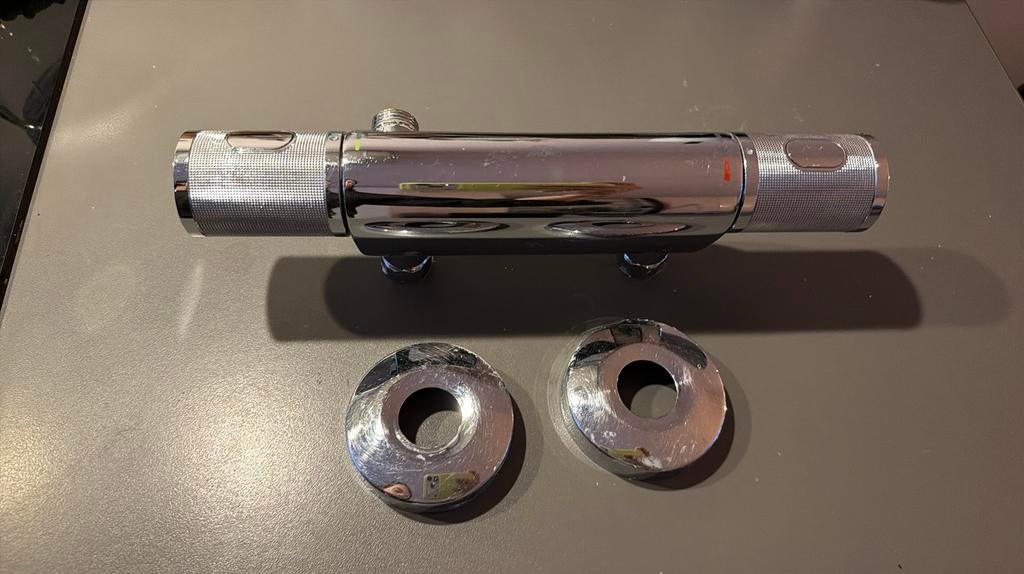 Grohe thermostaatkraan, Ophalen, Gebruikt, Chroom, Kraan