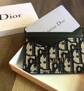 Dior Saddle-kaarthouder - Stijlvol en Compact, Overige merken, Zwart, Nieuw, Ophalen of Verzenden