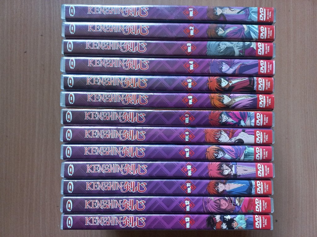 Kenshin Manga serie - 1 t/m 13, 62 afl. 1 koop, Cd's en Dvd's, Animatie, Verzenden, Zo goed als nieuw, Nederlands