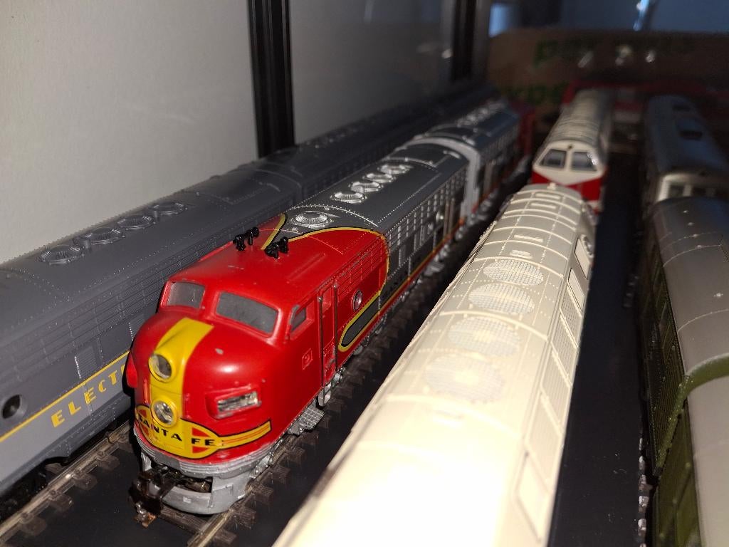 marklin usa digitaal santa fe f7, Ophalen, Wisselstroom, Locomotief, Zo goed als nieuw
