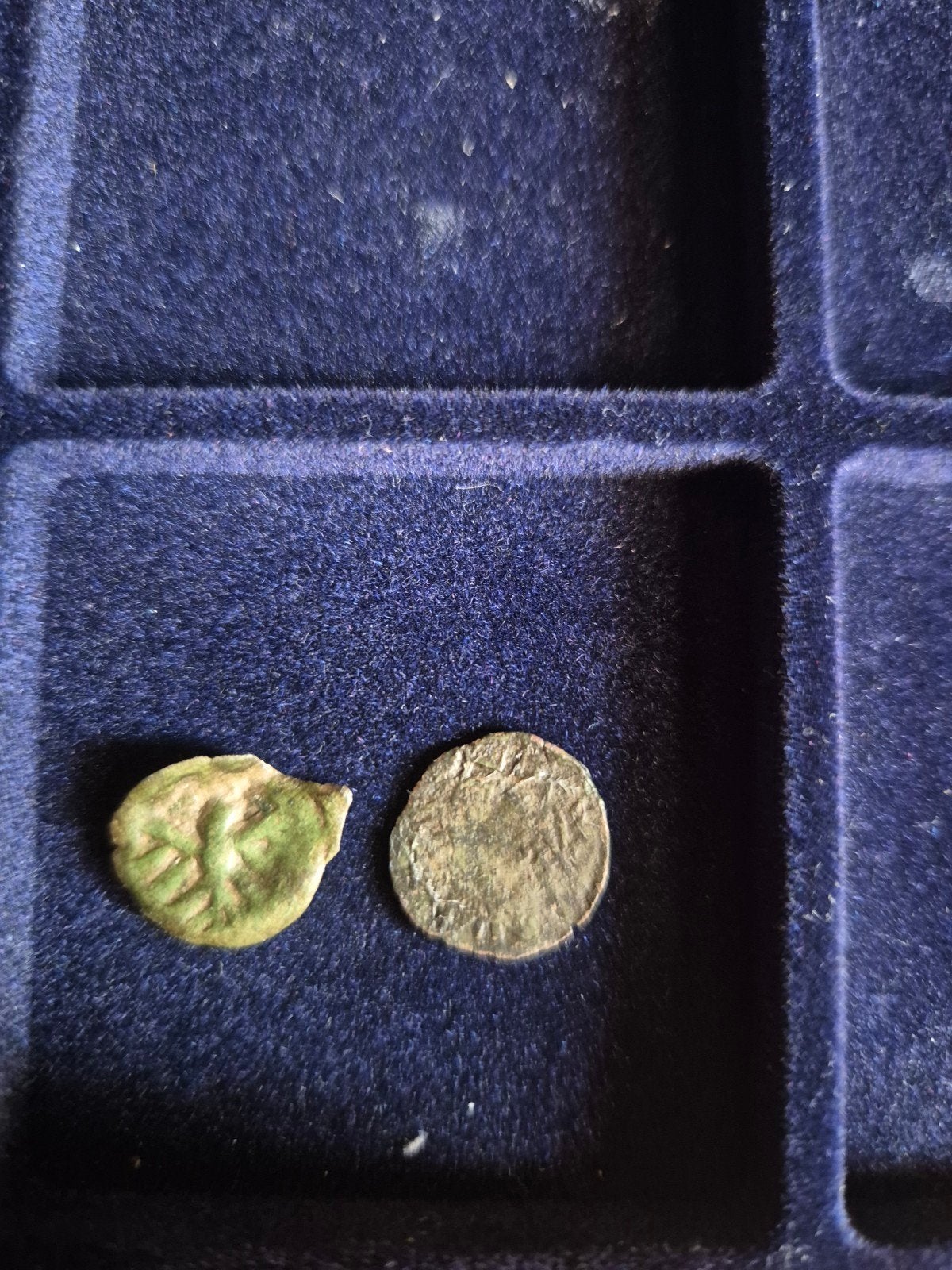 Bracteaat Deventer & halve 3 steden plak (ca. 1550-1600), Ophalen of Verzenden