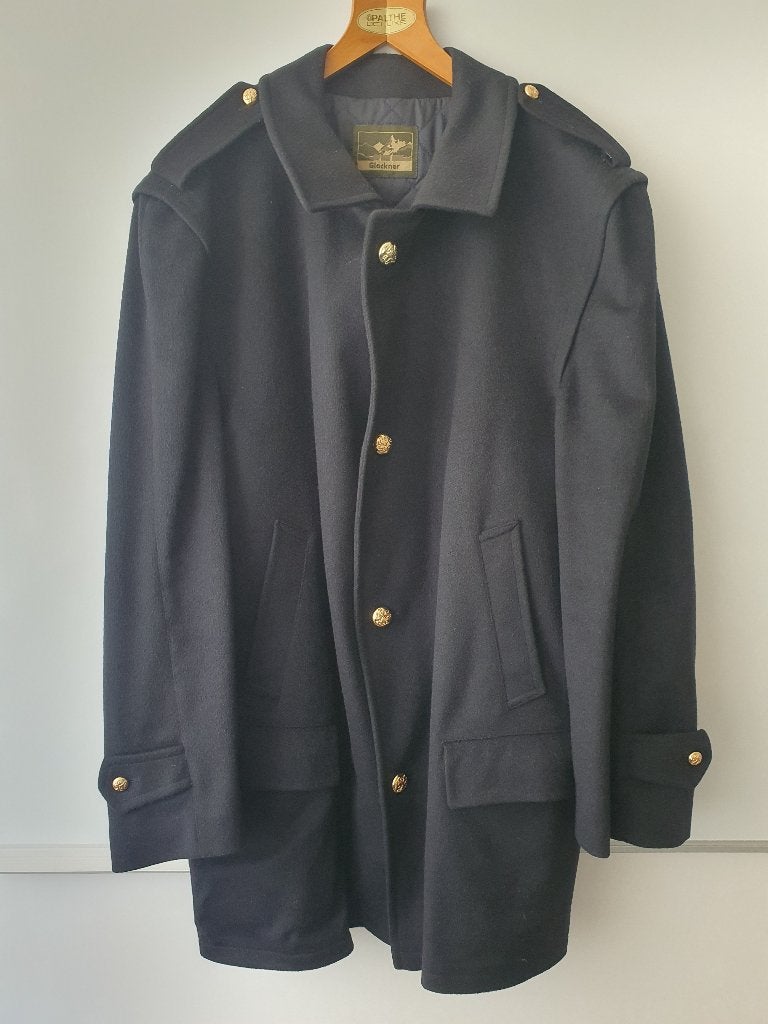 Militaria Loden Jas zwart, Verzenden, Landmacht, Overige gebieden, Kleding of Schoenen