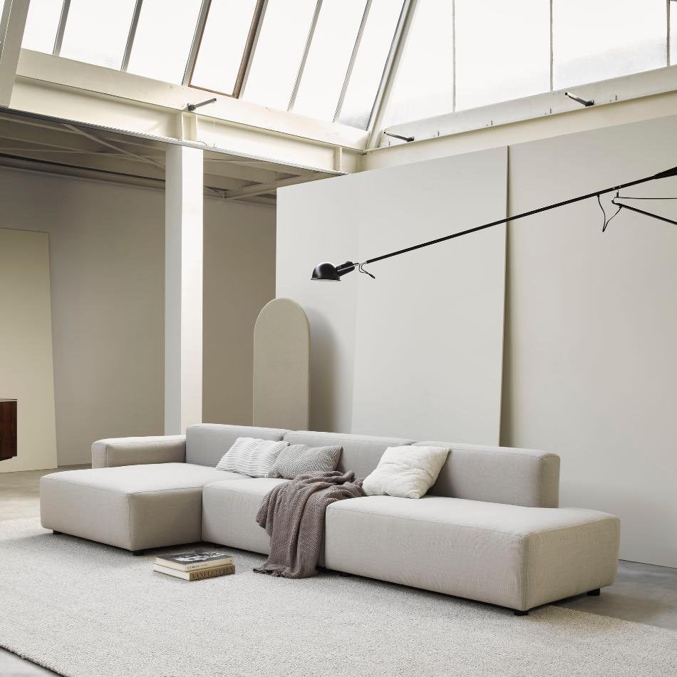 Corner Sofa (new) Hoekbank, Scandinavian Design , Sav&Økse, Ophalen, 75 tot 100 cm, Danish Design, Stof