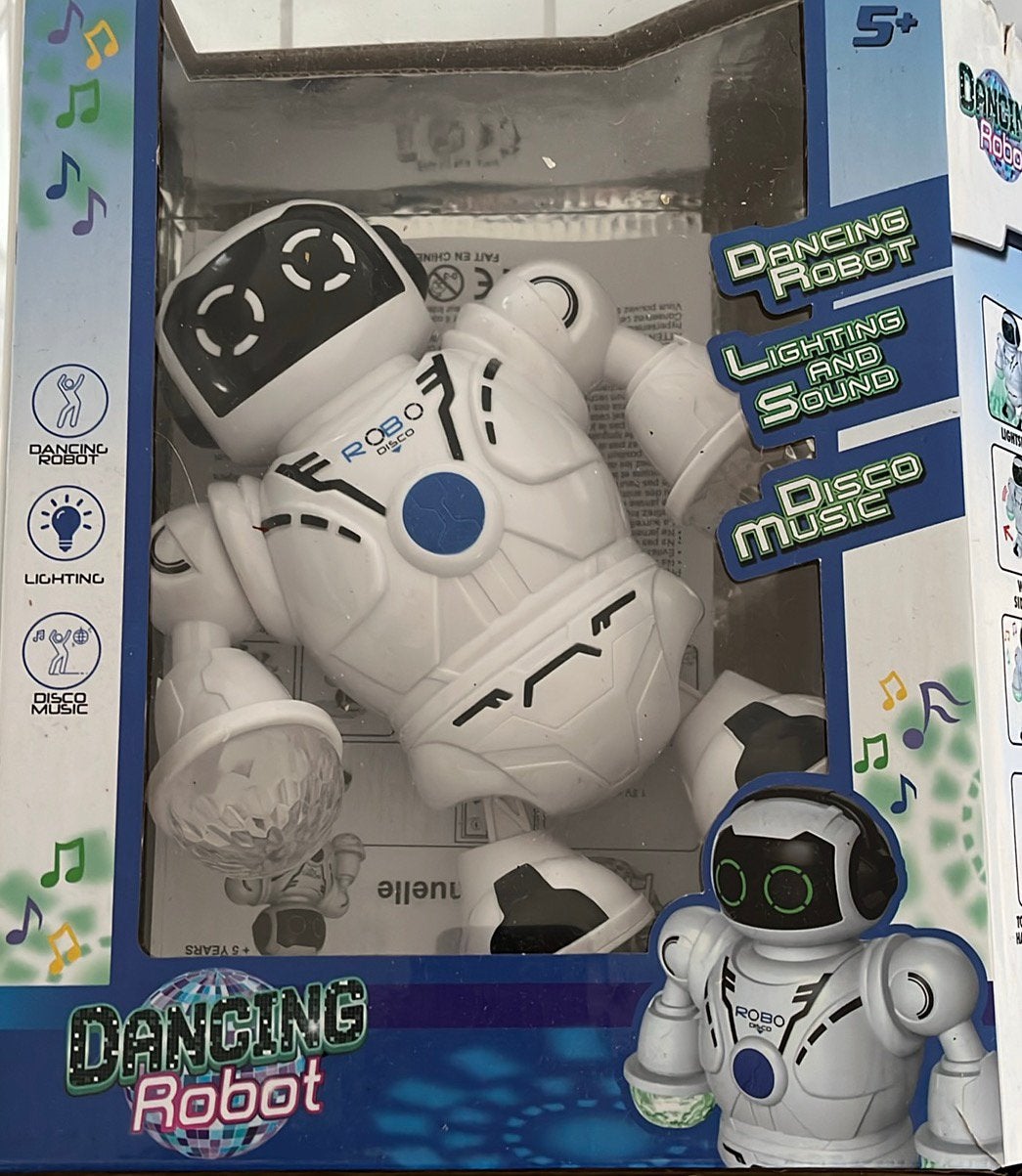 Dansende robot met geluid en licht, Ophalen, Zo goed als nieuw