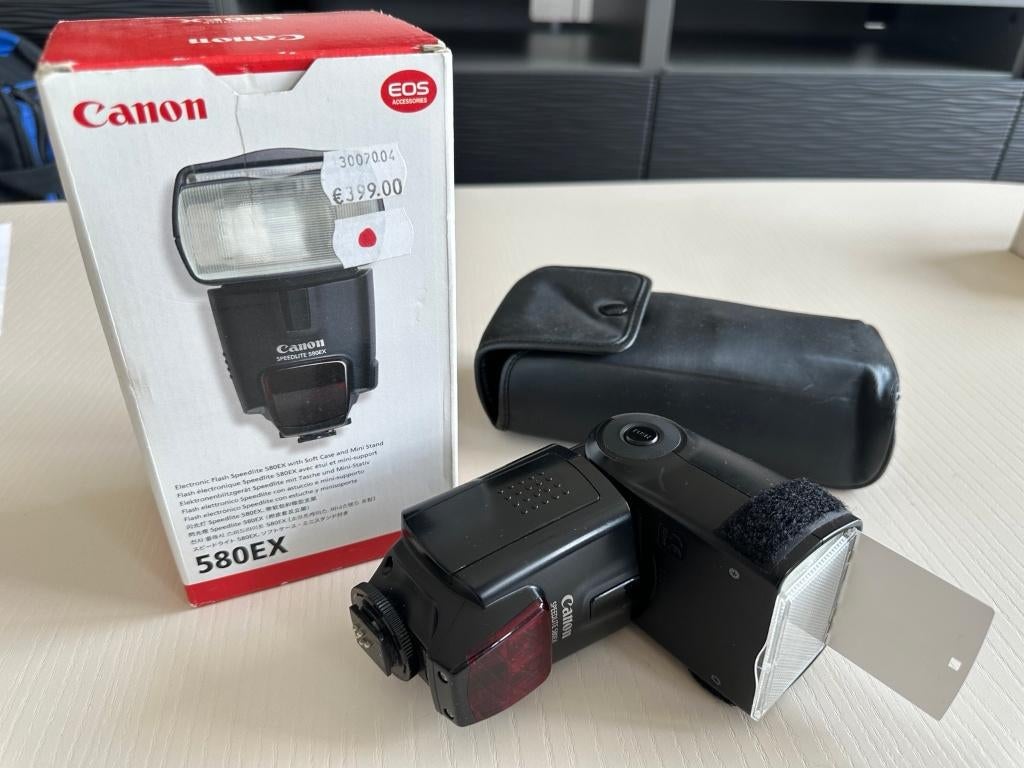 Canon Speedlite 580EX Flitser | DSLR Flash | ALS NIEUW, Audio, Tv en Foto, Fotografie | Flitsers, Ophalen, Zo goed als nieuw, Canon