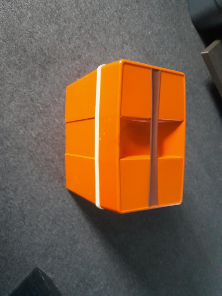 Vintage Oranje Koelbox - Perfect voor Picknicks, Ophalen, Gebruikt, Koelbox, Koelelement