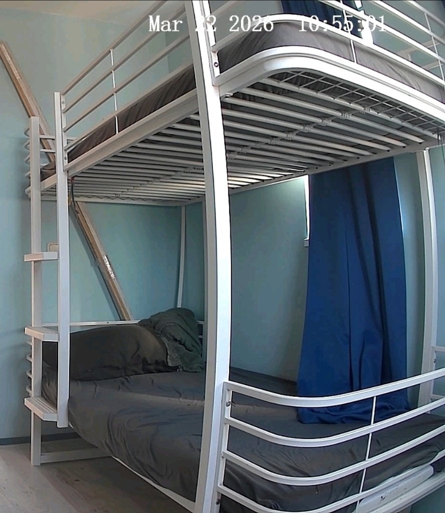 Spoed 3 Kinder stappelbedden ijzer, Ophalen, Gebruikt, Eenpersoons, 200 cm