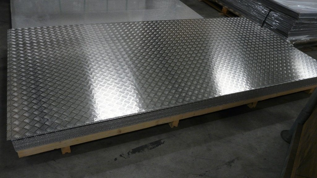 Aluminium traanplaat 1500 x 3000 x 5-6½ mm, Doe-het-zelf en Verbouw, Platen en Panelen, Nieuw, Overige materialen, Minder dan 20 mm