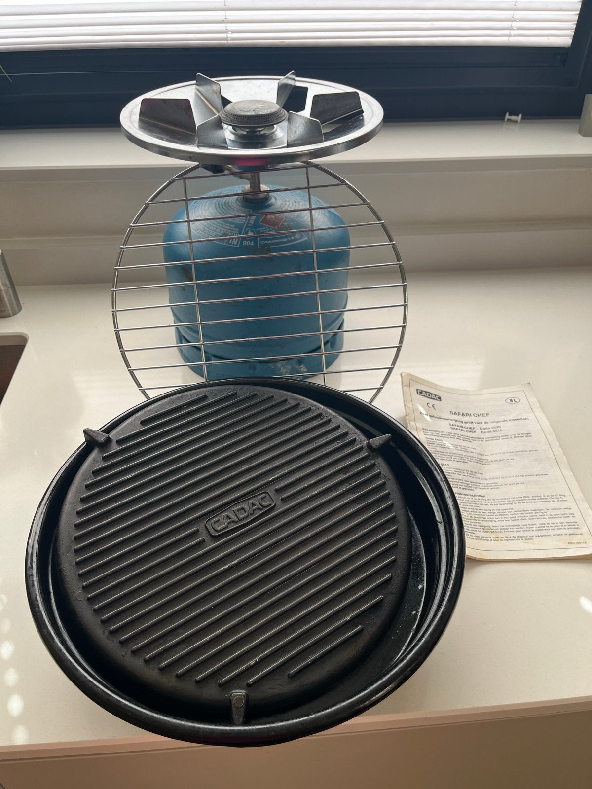 Cadac Safari Chef XL - Compacte Gasbarbecue/Kooktoestel, Ophalen of Verzenden, Gebruikt