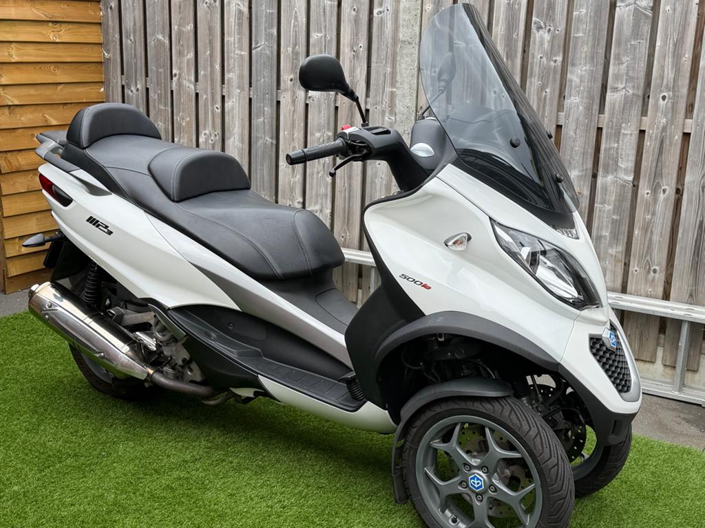 Piaggio MP3 500ie LT - Wit - Zeer nette staat, Motoren, Occasion, Particulier, Automaat, 1 cilinder