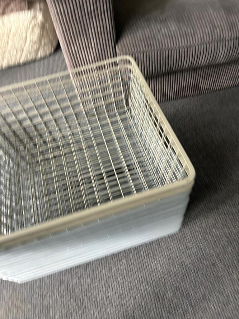 14 IKEA PAX draadmanden 50x58 met rails en schroeven, Ophalen, Overige materialen, Gebruikt, Mand