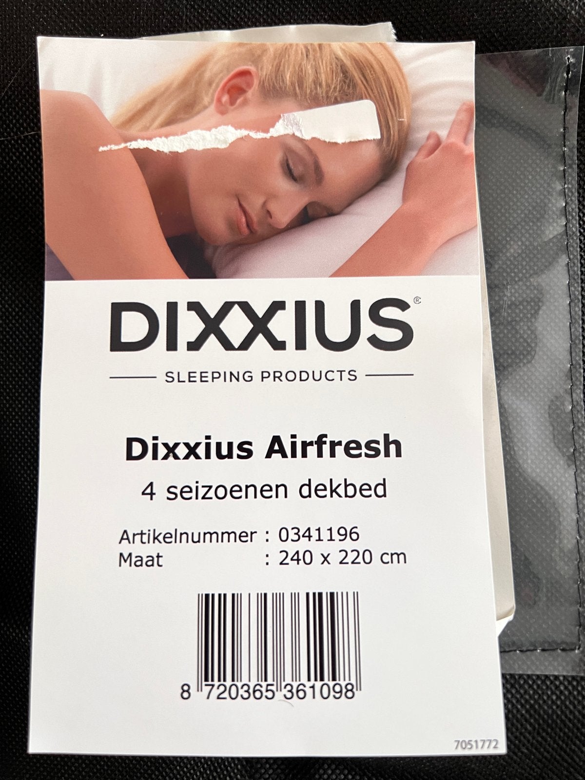 Dixxius Airfresh 4 seizoenen dekbed 240x220 cm, Ophalen, Lits-jumeaux, Nieuw, Deken of Dekbed