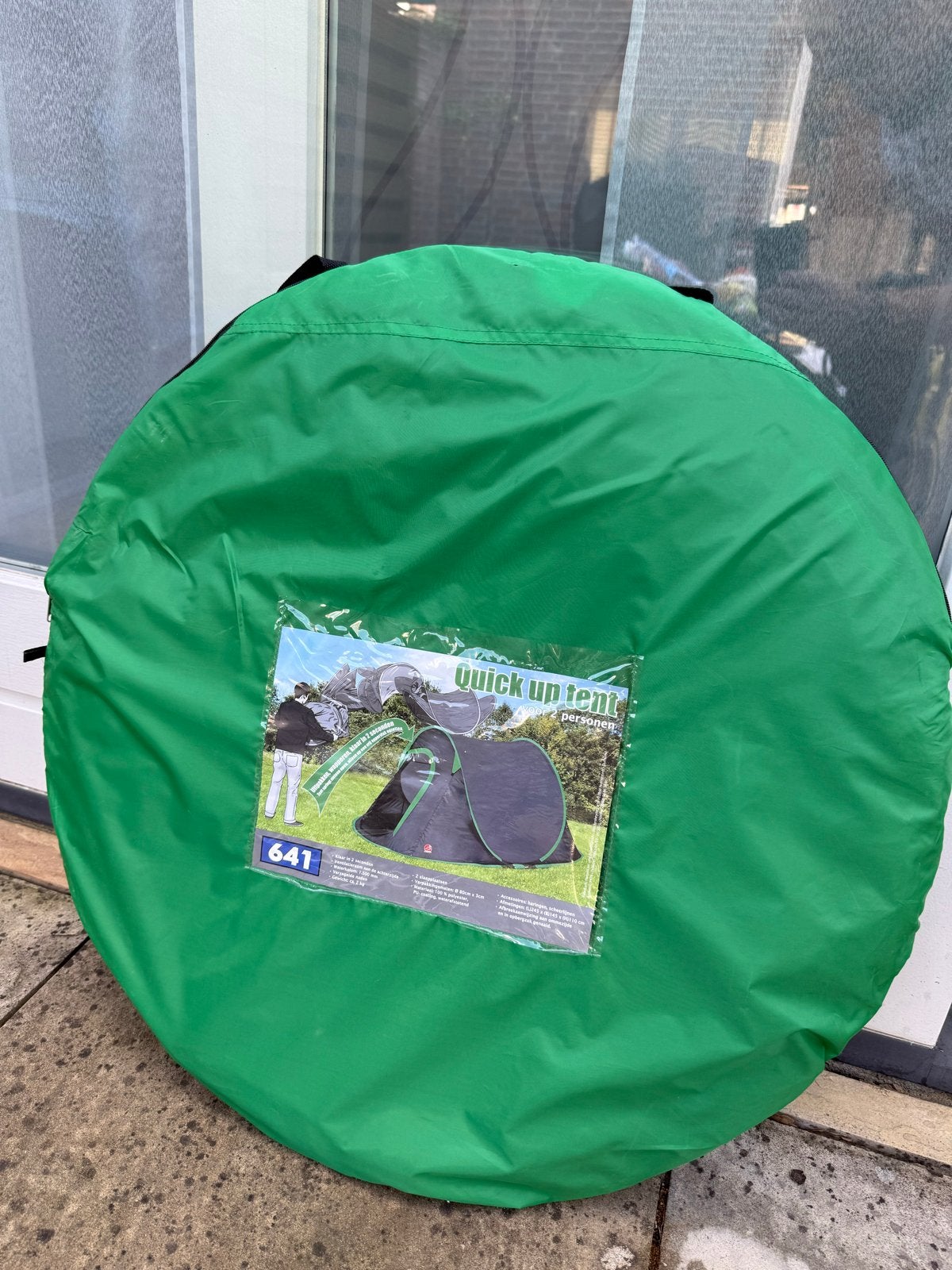 Quick Up Tent - Snel op te zetten 2-persoons tent, Ophalen of Verzenden, Nieuw, Tot en met 2
