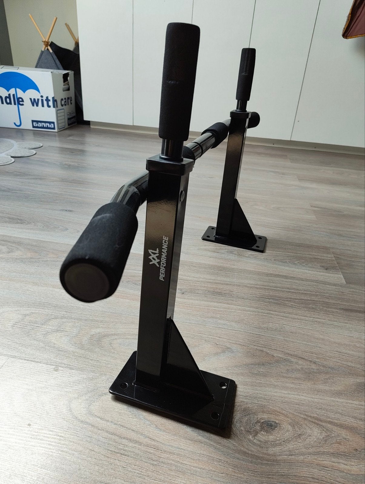 XXL Performance Optrekstang - Pull-up Bar Wandmontage zgan!, Ophalen, Krachtstation, Zo goed als nieuw, Buik