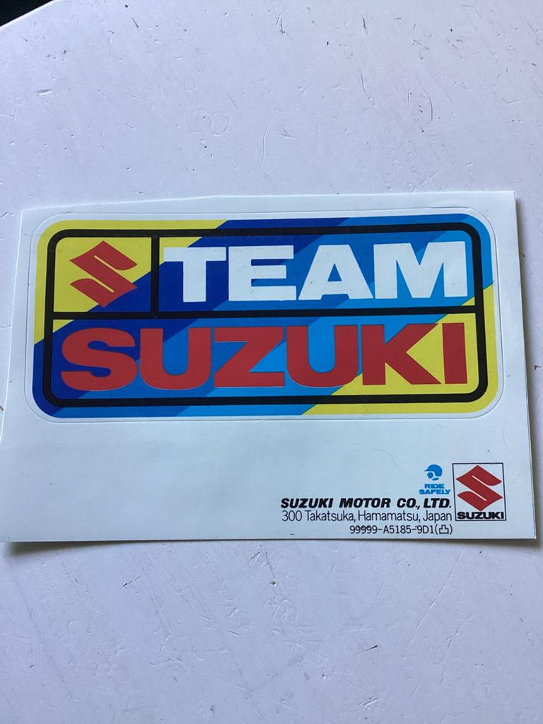 Sticker Team Suzuki, Verzenden, Zo goed als nieuw, Auto of Motor