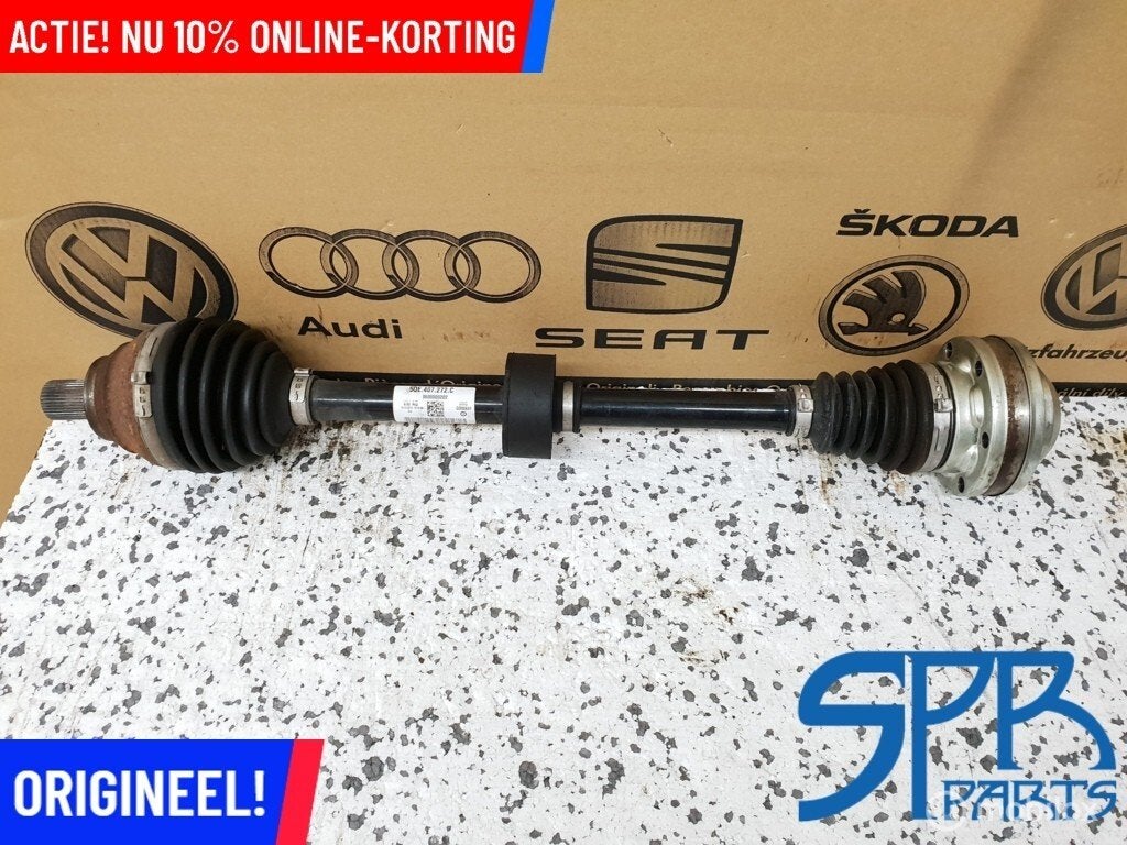 E-GOLF GOLF 7 VII Aandrijfas RECHTS 5QE407272C 5QE 407 272C, Audi, Gebruikt