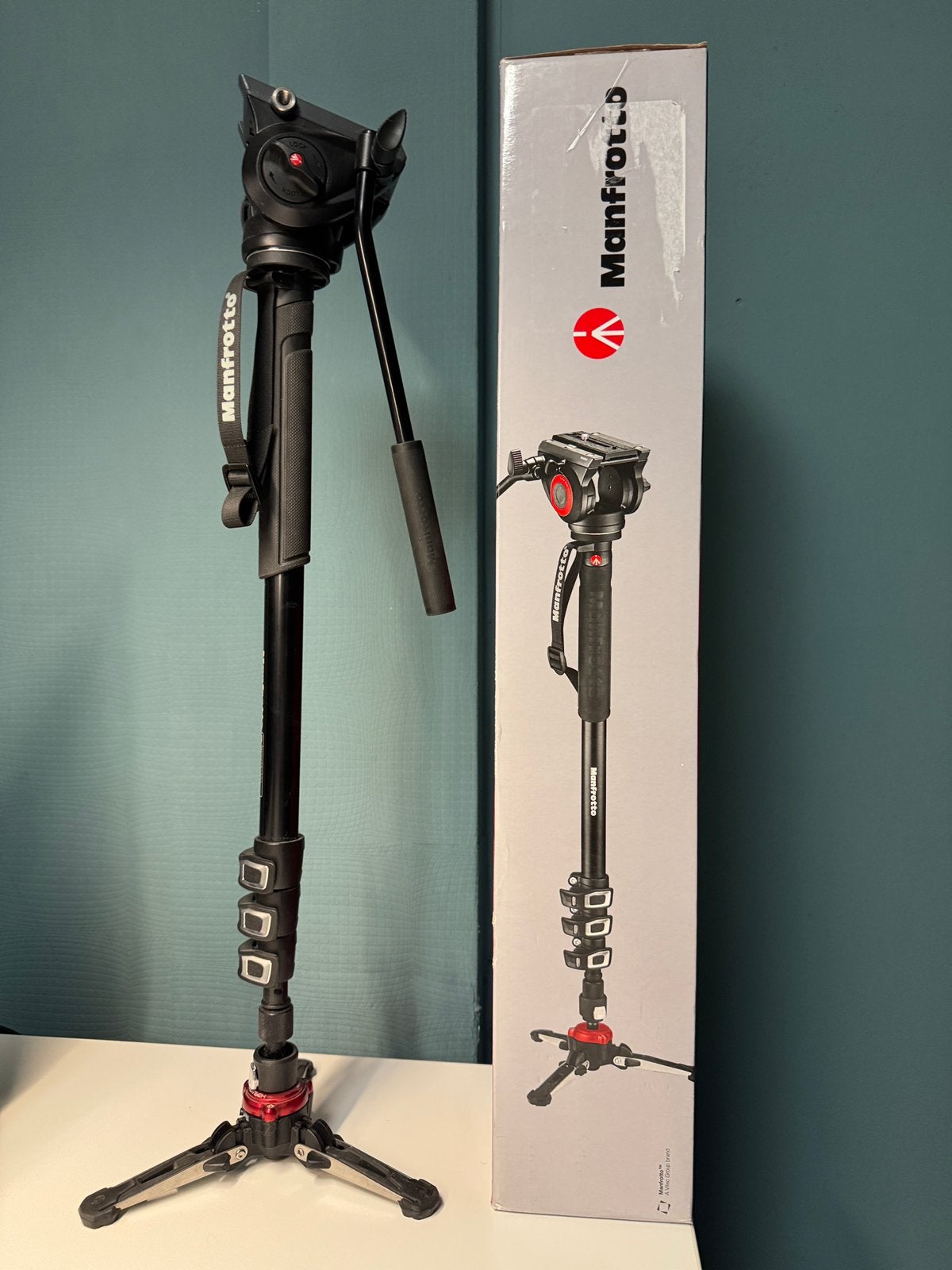 Manfrotto XPRO Video Monopod, Eenpoot, Ophalen of Verzenden, Zo goed als nieuw, 175 cm of meer