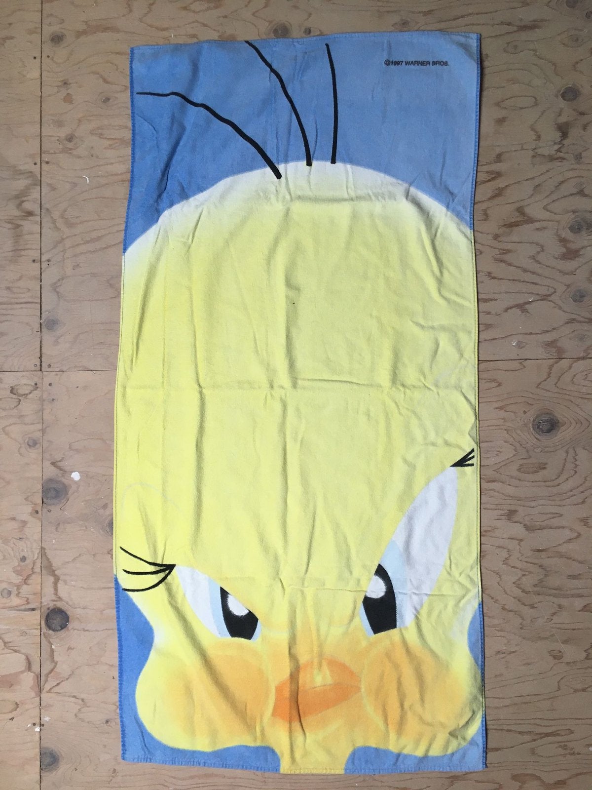 Tweety, looney tones strandlaken te koop. Badhanddoek, Jongen of Meisje, One size, Ophalen of Verzenden, Zo goed als nieuw