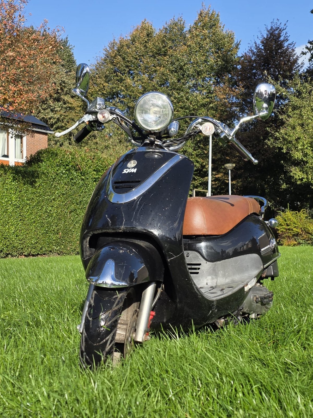 Sym Cello scooter - geel kenteken, 50 km/u, Fietsen en Brommers, Ophalen, Gebruikt, SYM
