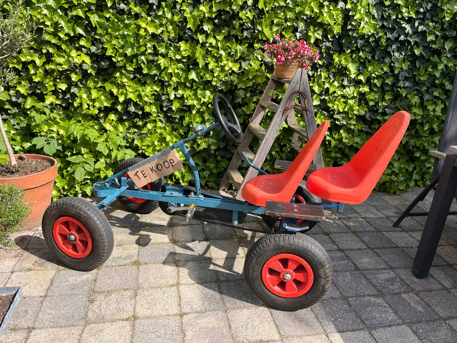 Degelijke Mammoet skelter voor 2 personen, Ophalen, Gebruikt, Mammoet, Duozit