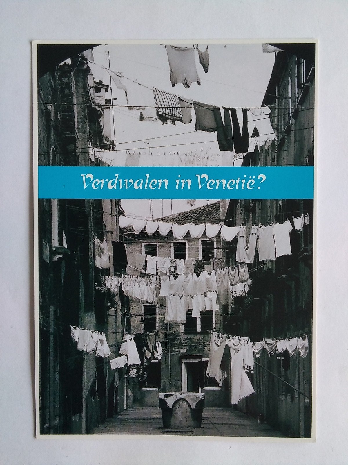 Ansichtkaart KLM Verdwalen in Venetië? 1999, Verzamelen, Verzenden
