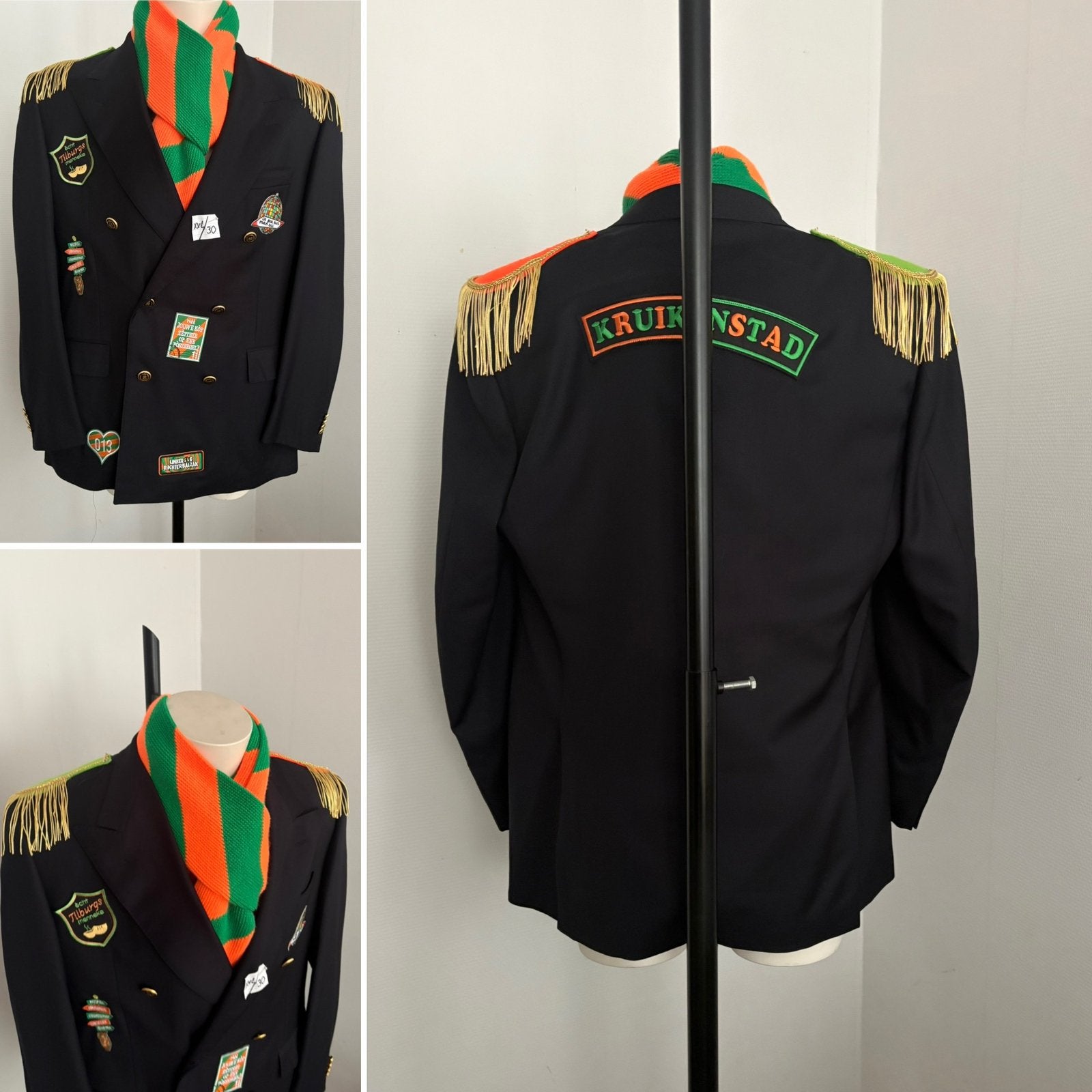 (30) Kruikenstad Colbert/Jas maat XXL unisex emblemen 11-11, Kleding | Heren, Ophalen of Verzenden, Zo goed als nieuw, Overige maten