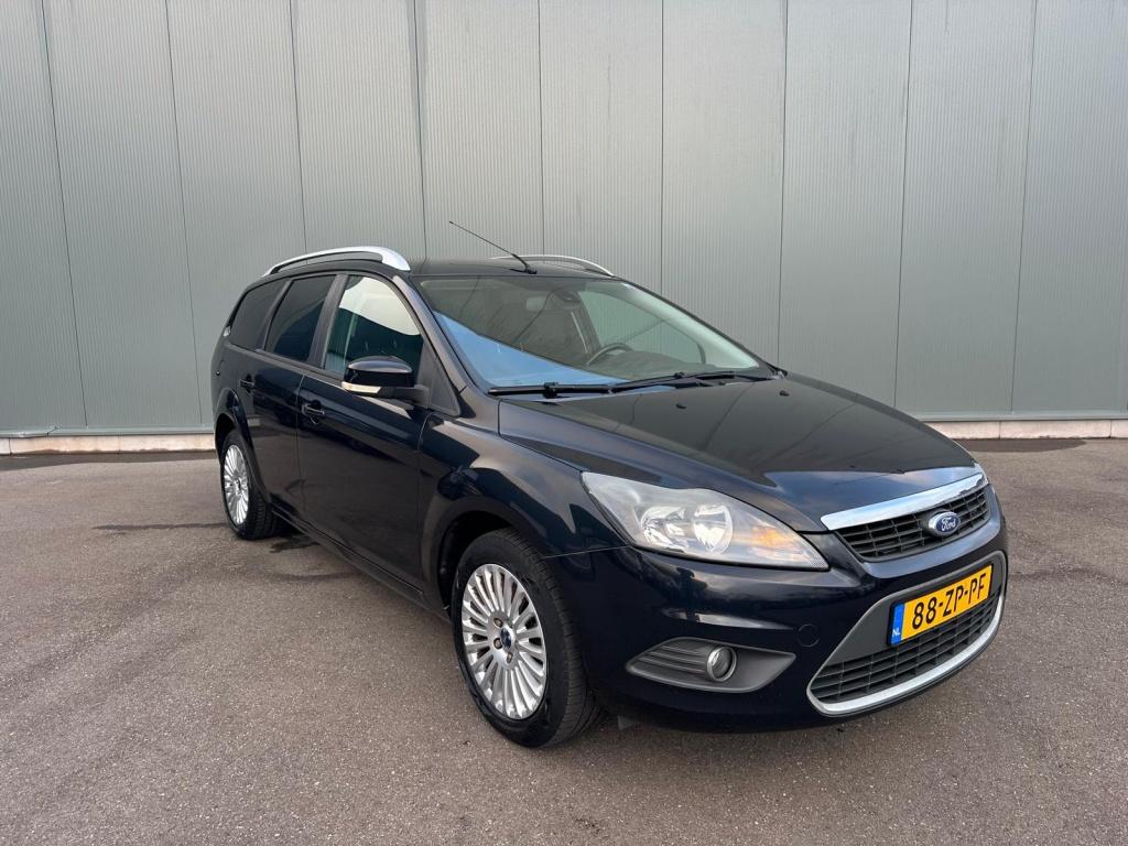 Ford FOCUS Wagon 1.6 Titanium CLIMA | NAVI | ONDERHOUDSBOEKJ, Auto's, 1596 cc, 4 cilinders, 635 kg, Zwart