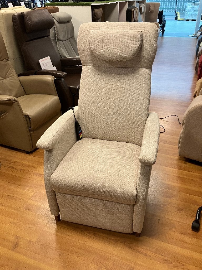 Sta op stoel Relaxfauteuil Fitform Riposo als nieuw!, Minder dan 75 cm, Ophalen of Verzenden, Zo goed als nieuw, Stof