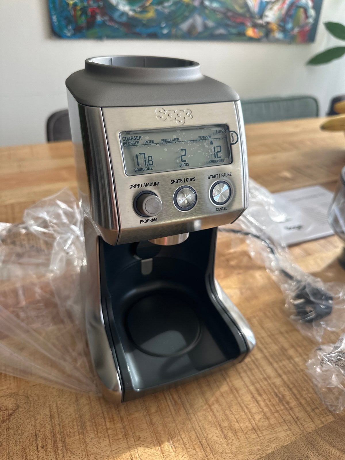 Sage Smart Grinder Pro - Koffiemolen, Overige modellen, 10 kopjes of meer, Zo goed als nieuw, Koffiebonen